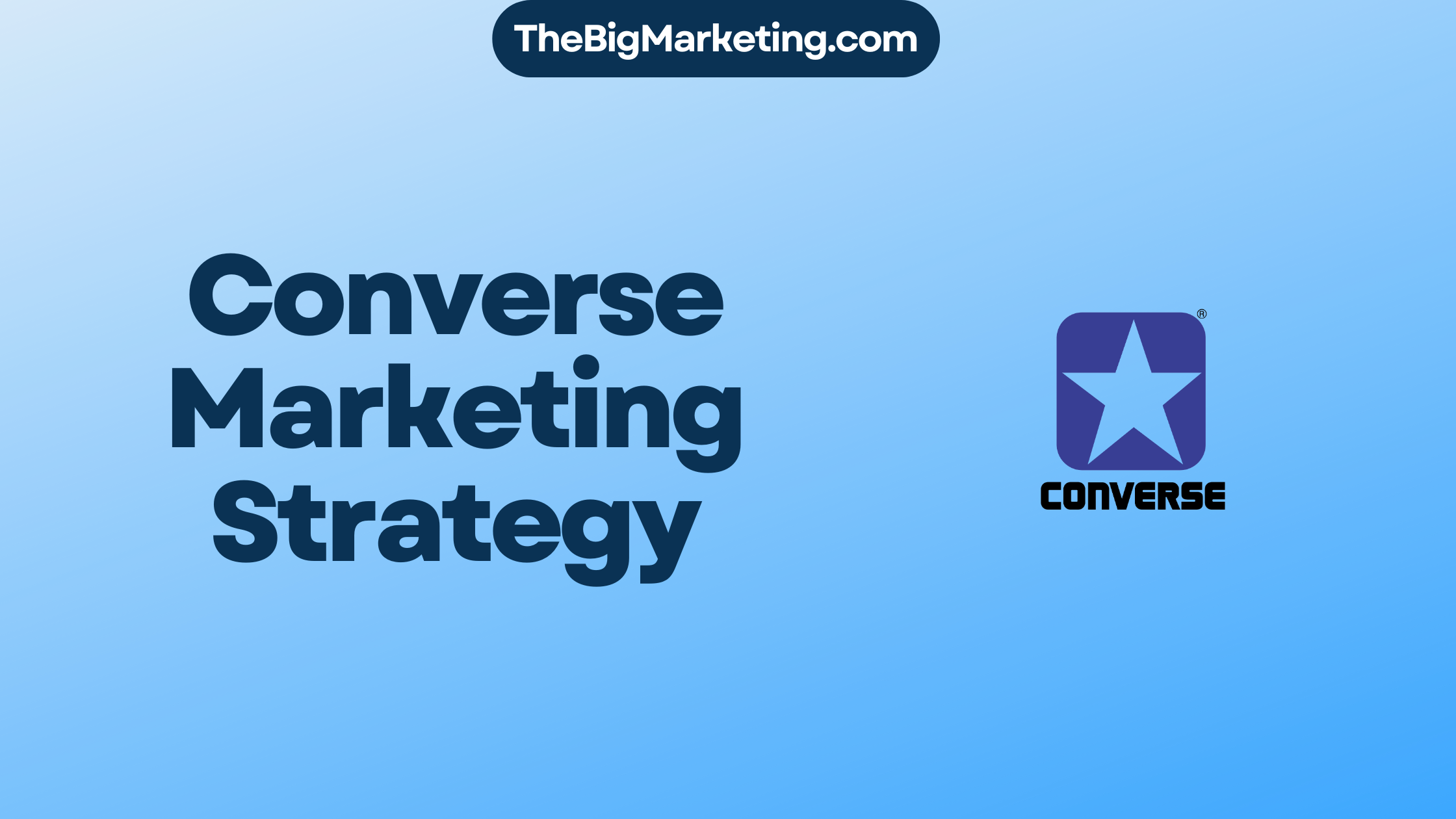 Converse Marketing Strategy