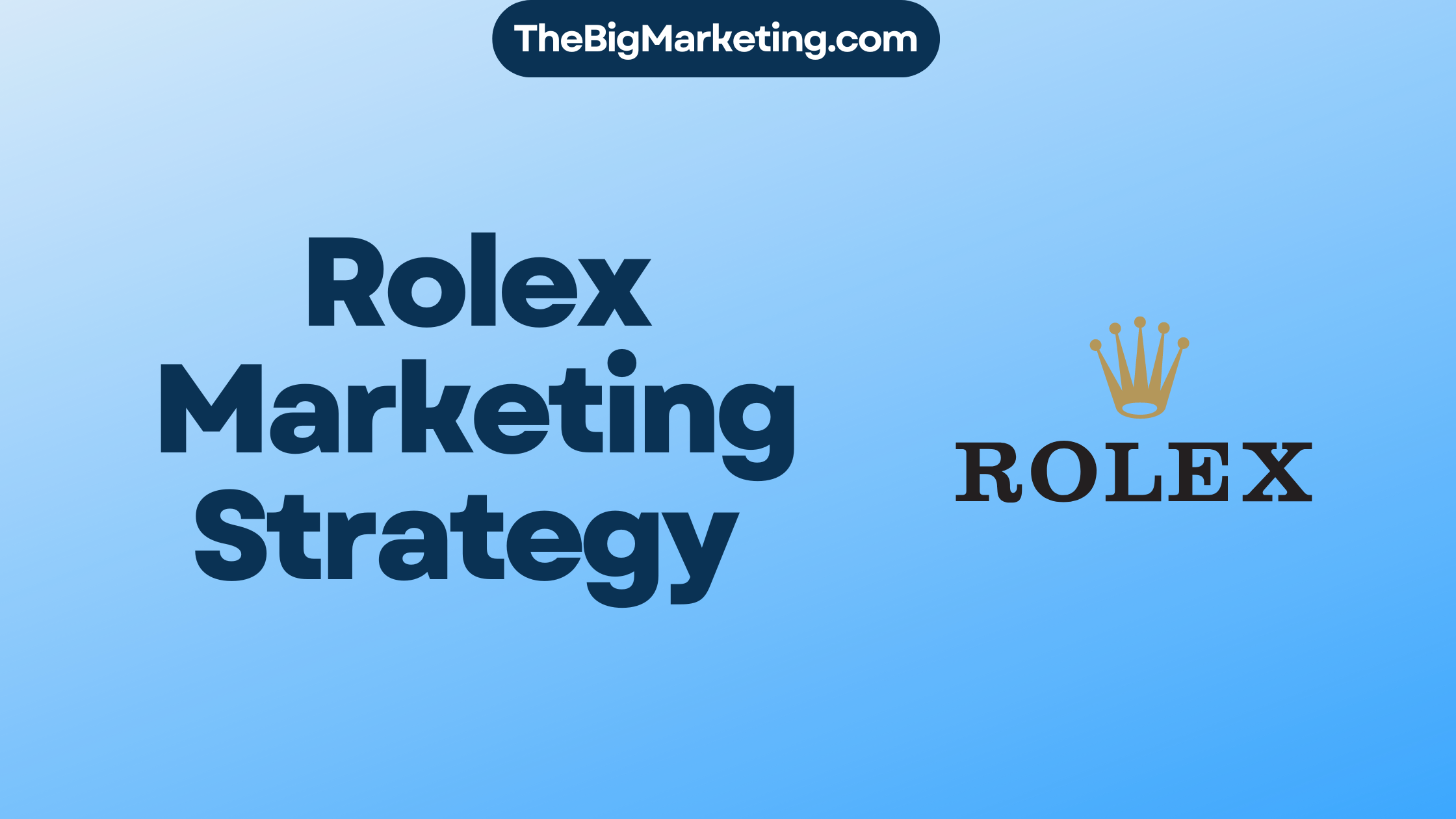 Rolex Marketing Strategy