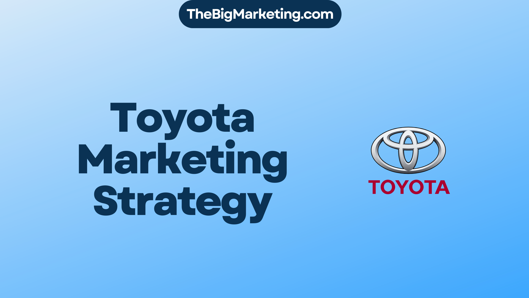 Toyota Marketing Strategy