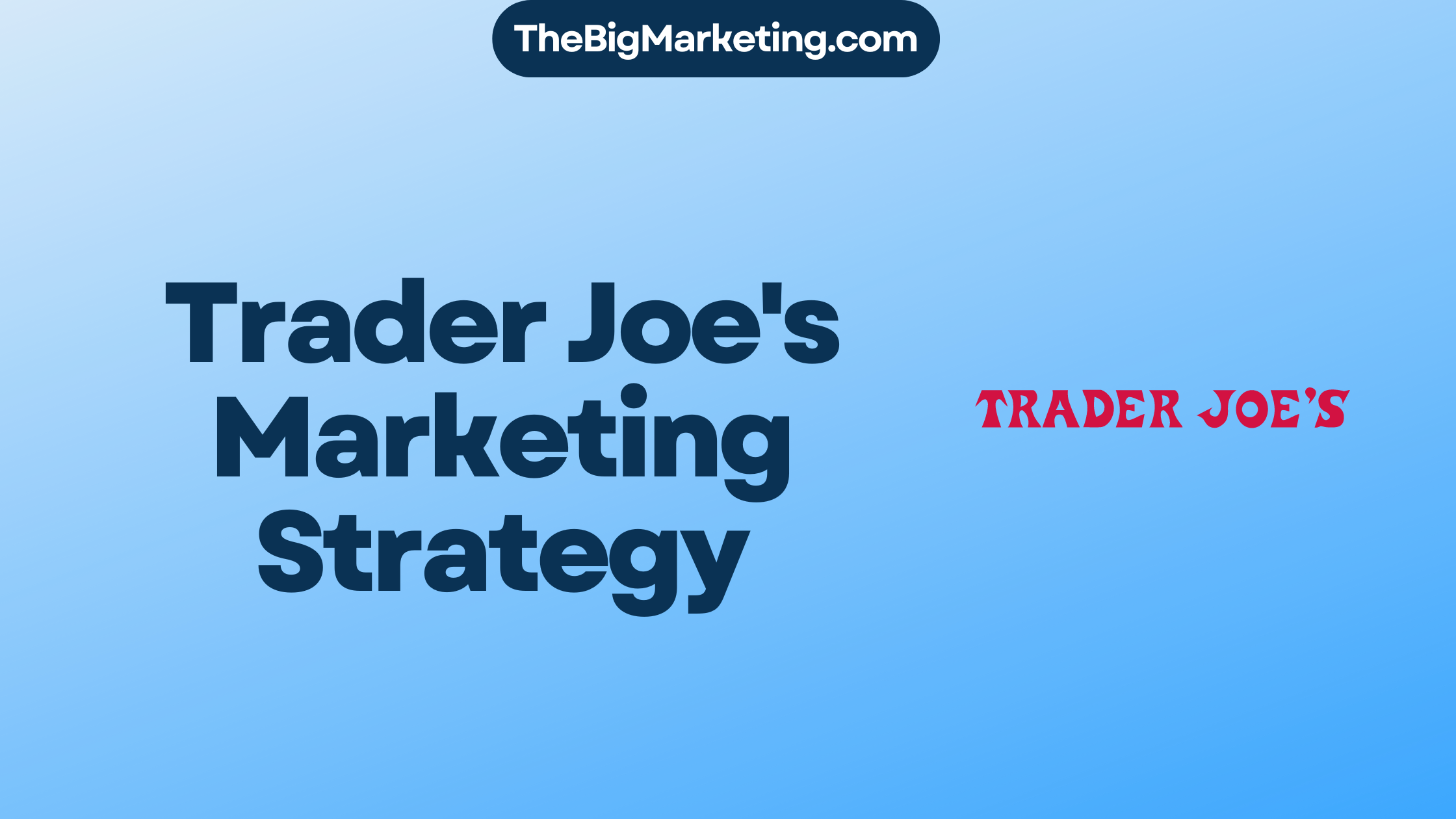Trader Joe's Marketing Strategy