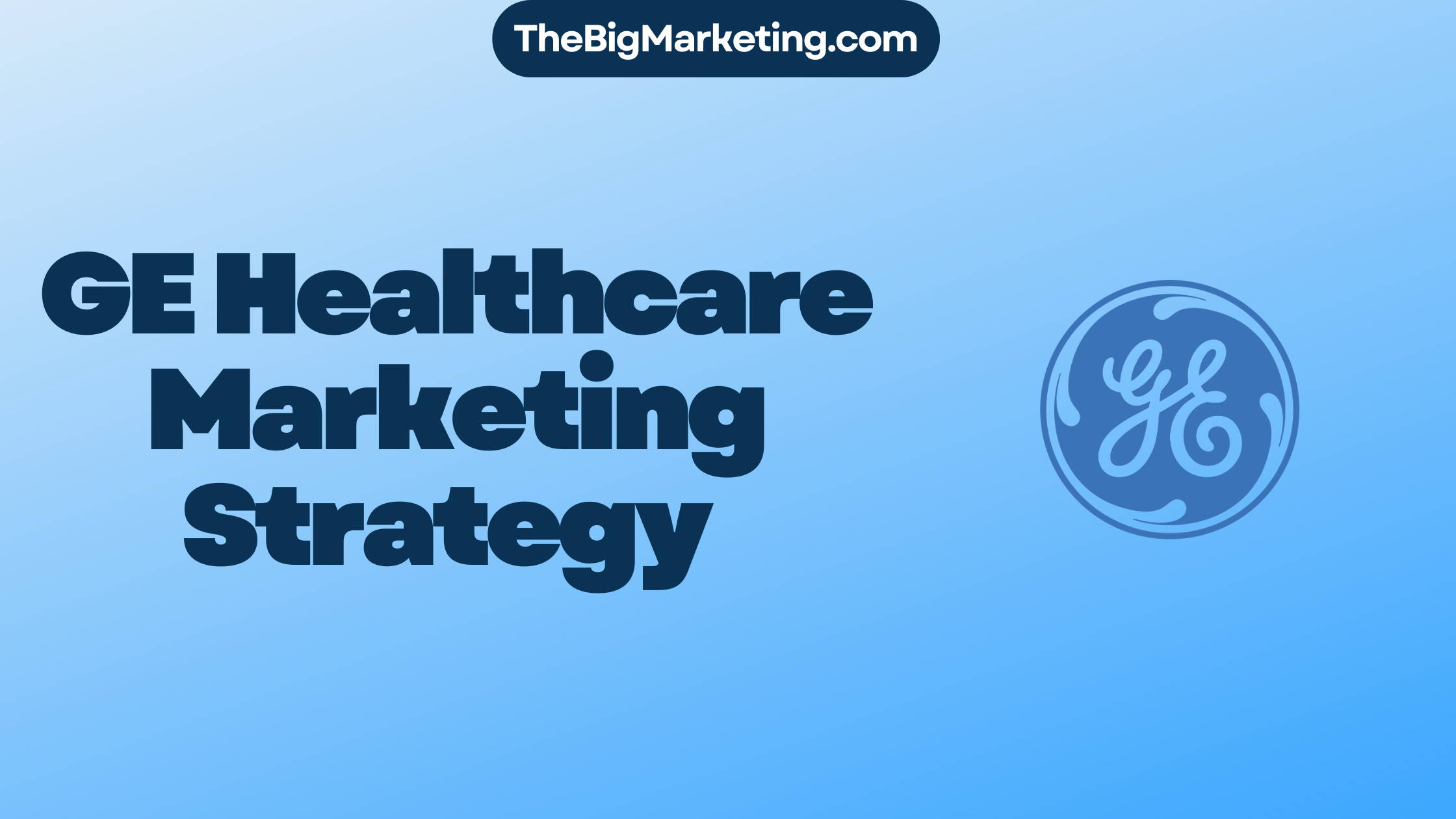 GE Healthcare Marketing Strategy