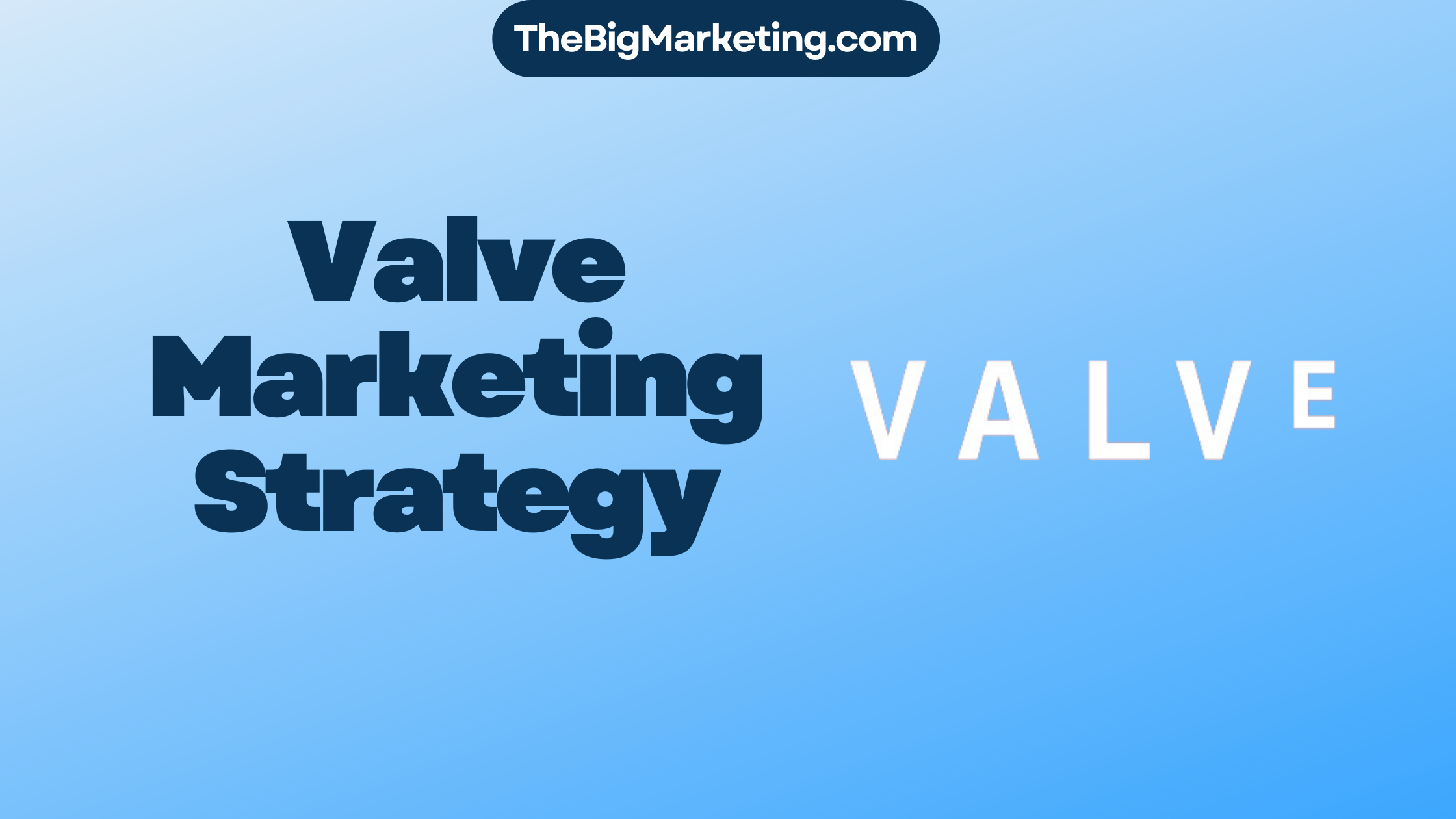 Valve Marketing Strategy
