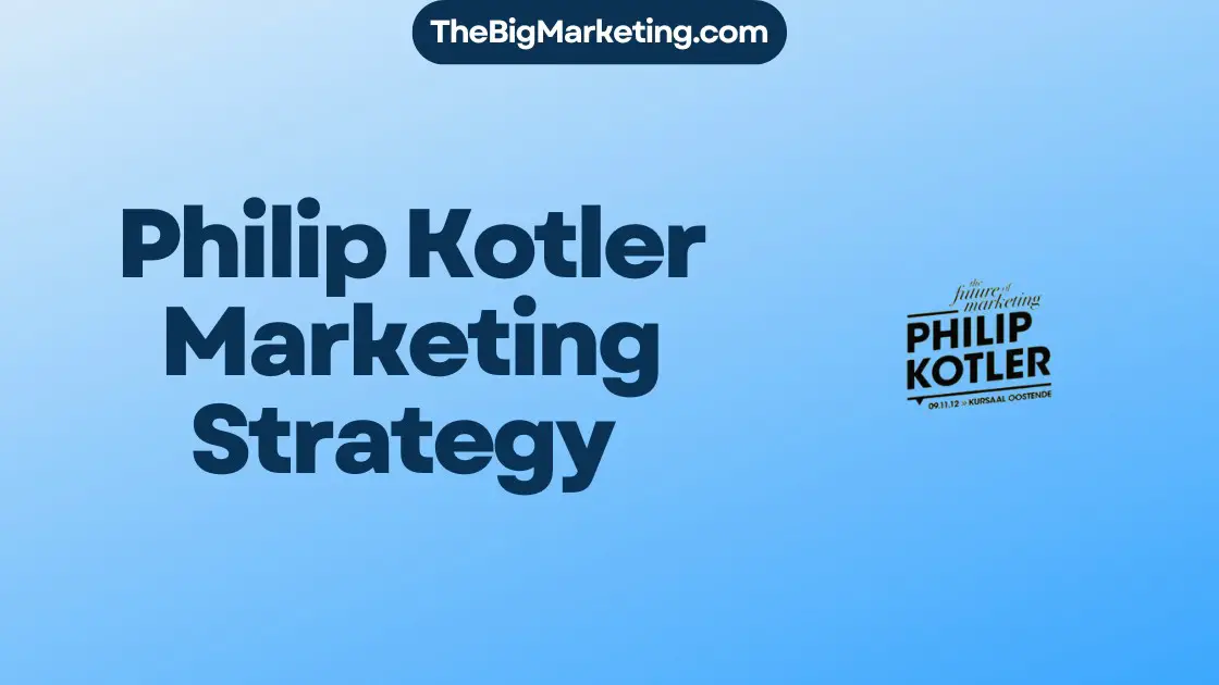 Philip Kotler Marketing Strategy