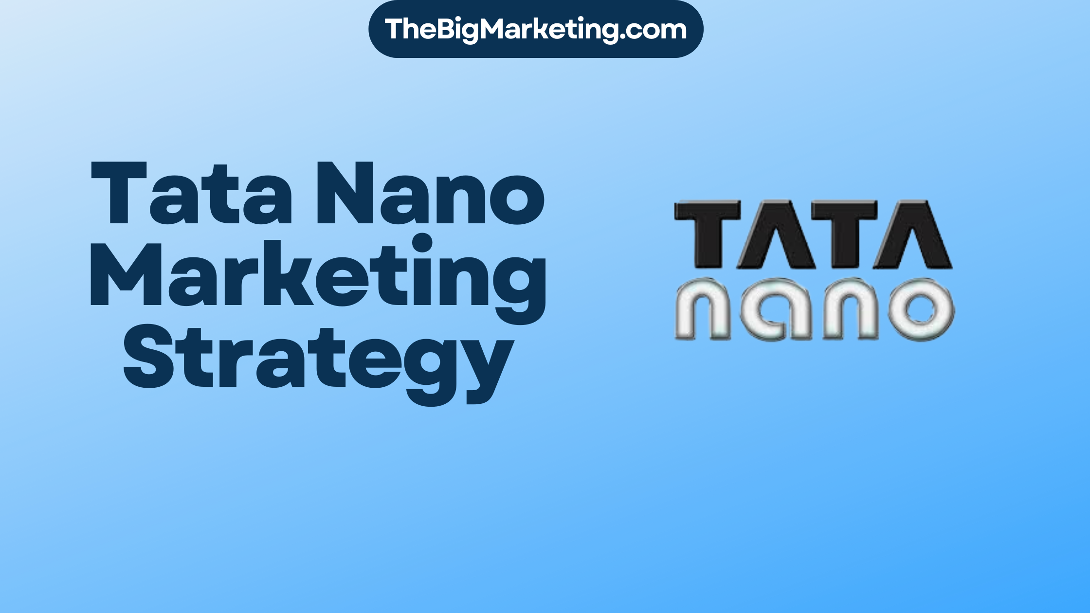 Tata Nano Marketing Strategy
