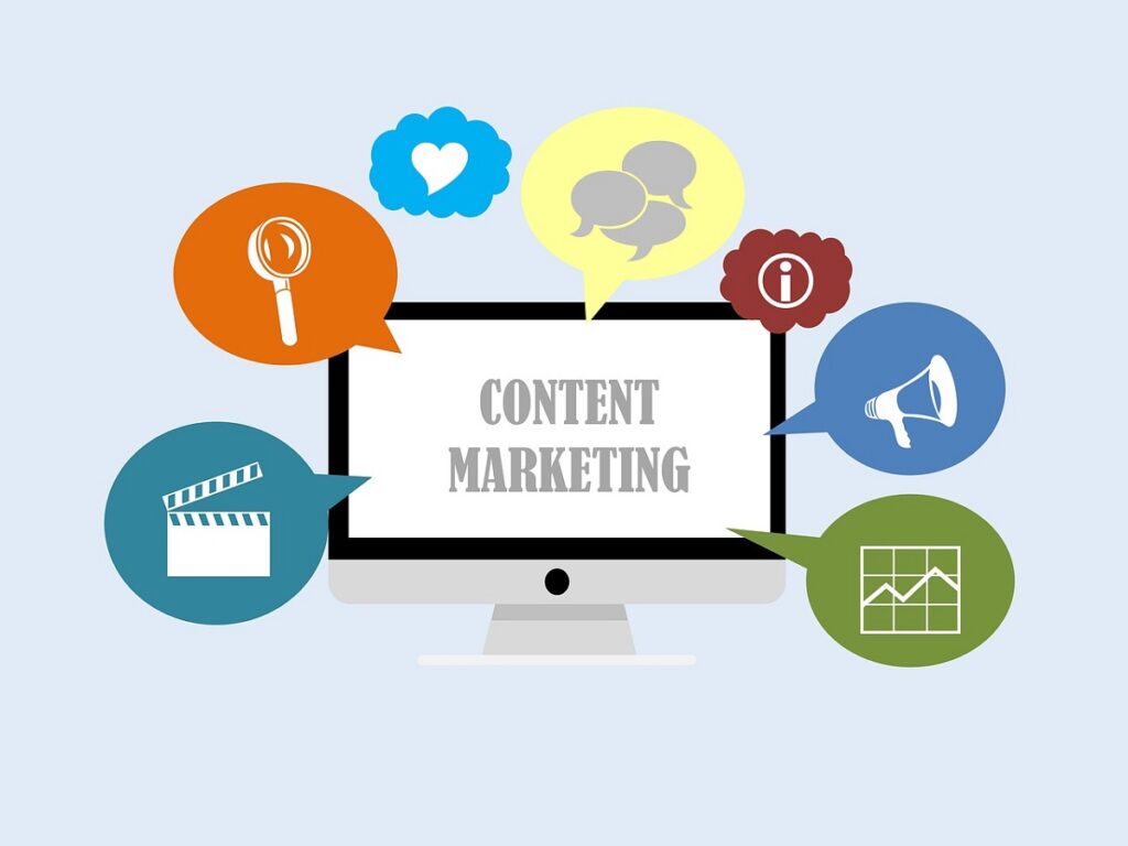 Content marketing concept